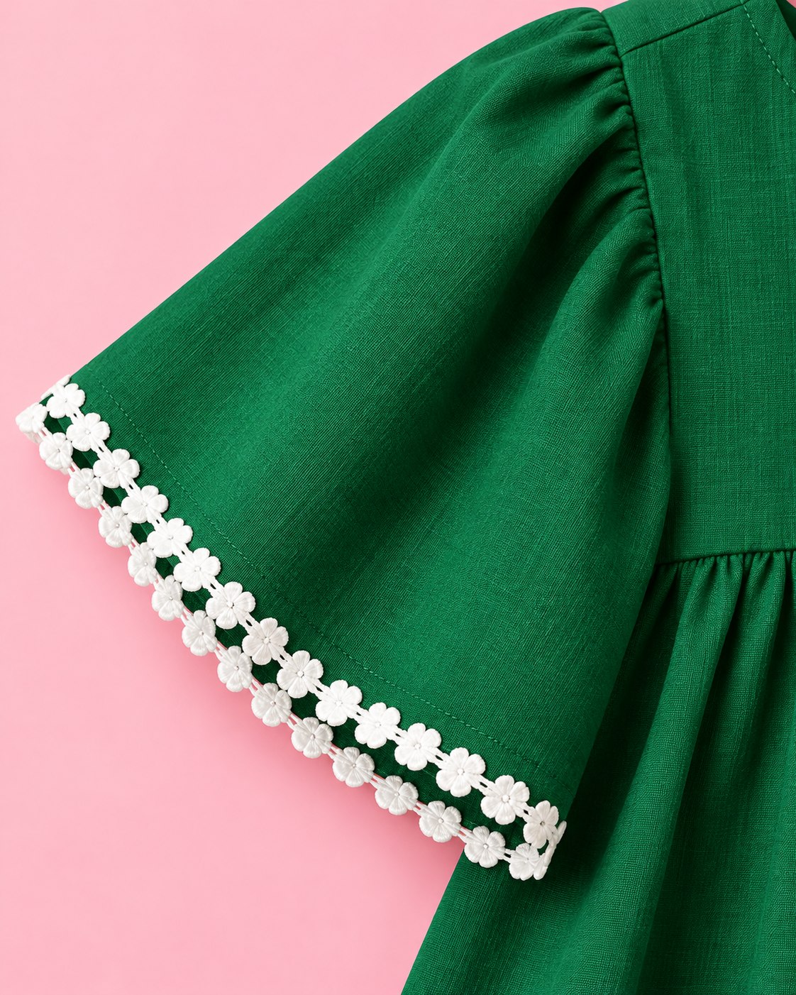 Vestido Margarida Natal Verde - foto 3