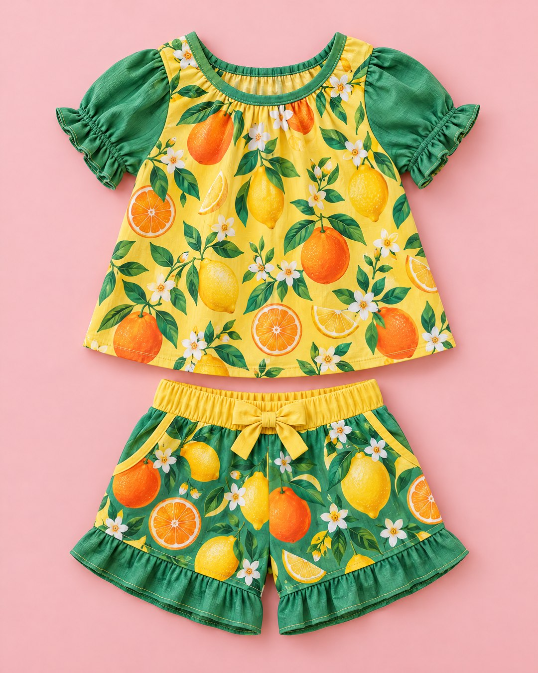 Conjunto Cítrico Amarelo e Verde - foto 1