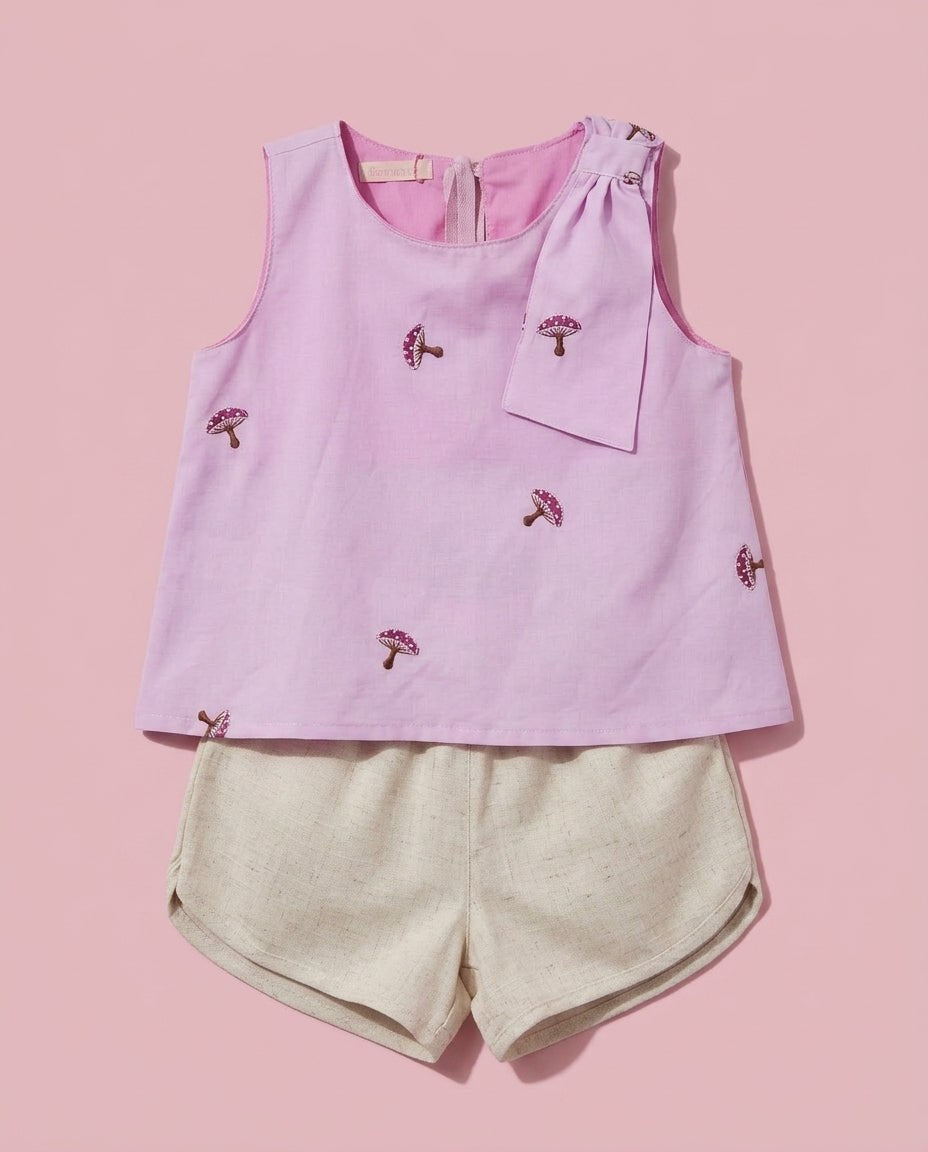 Conjunto Cogumelos lilás - foto 1