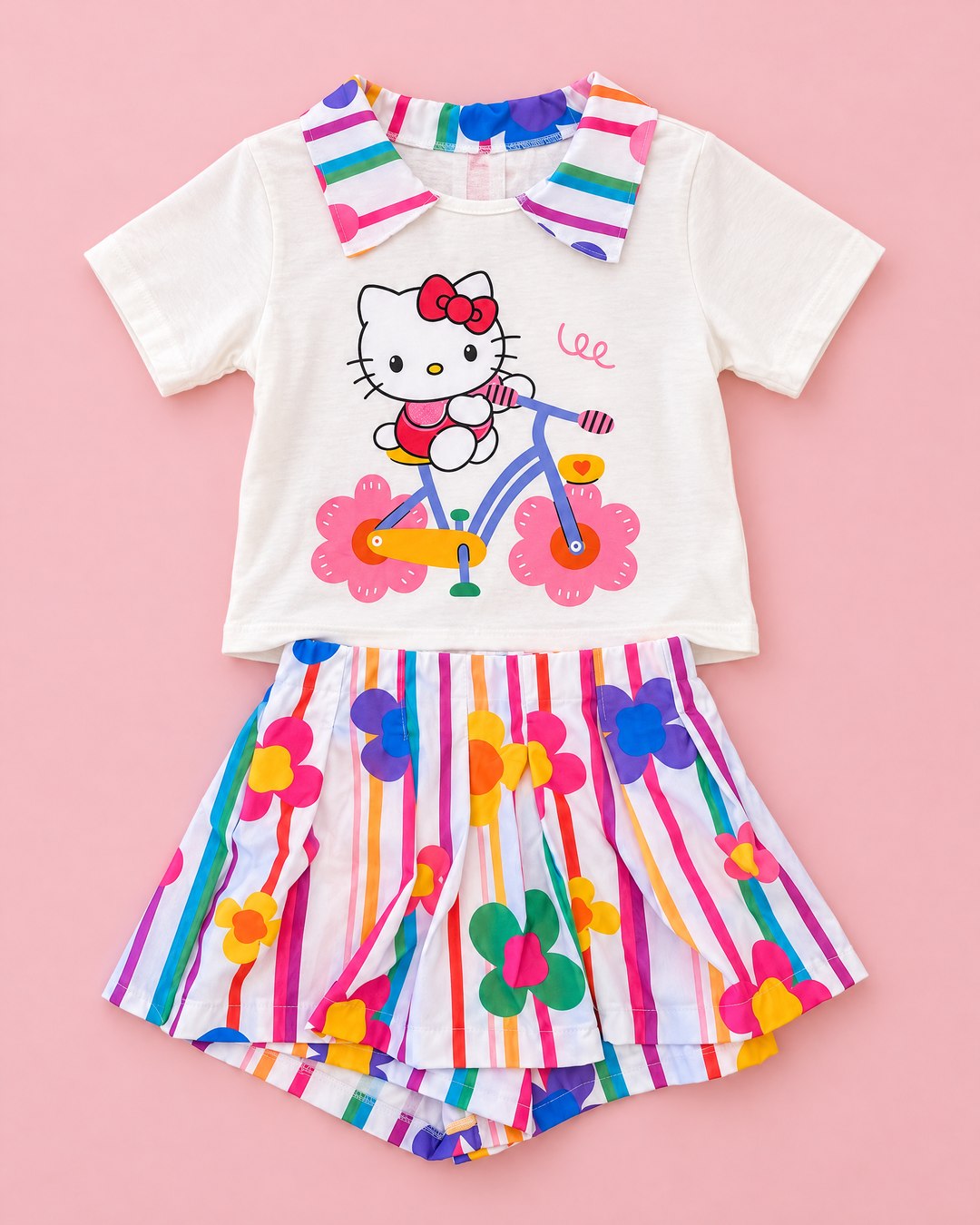 Conjunto Hello Kitty Colorido - foto 1