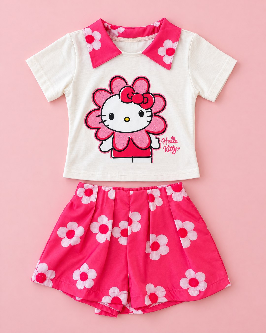 Conjunto Hello Kitty Floral - foto 1