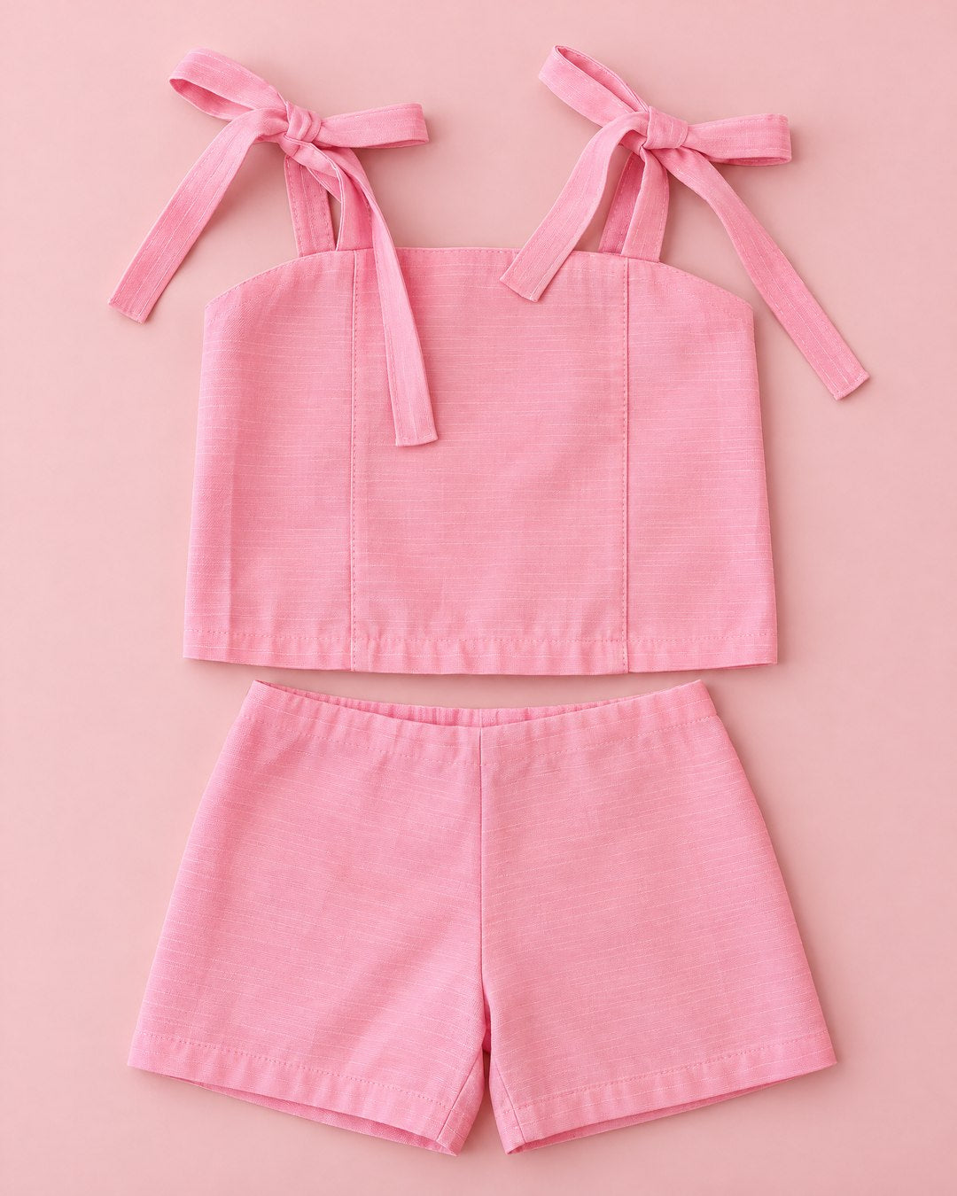 Conjunto rosa de amarrar - foto 1
