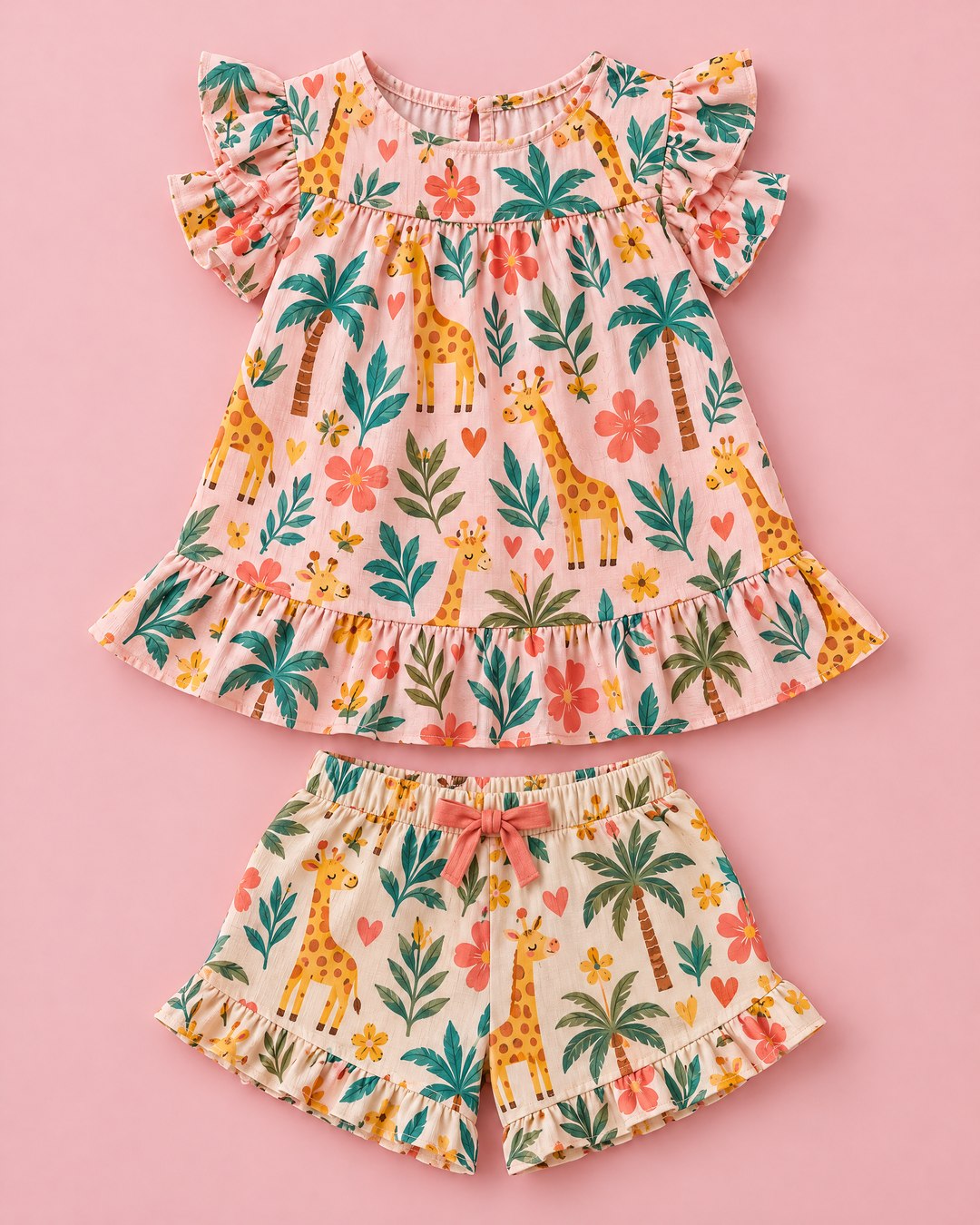 Vestido e short savana florida - foto 1