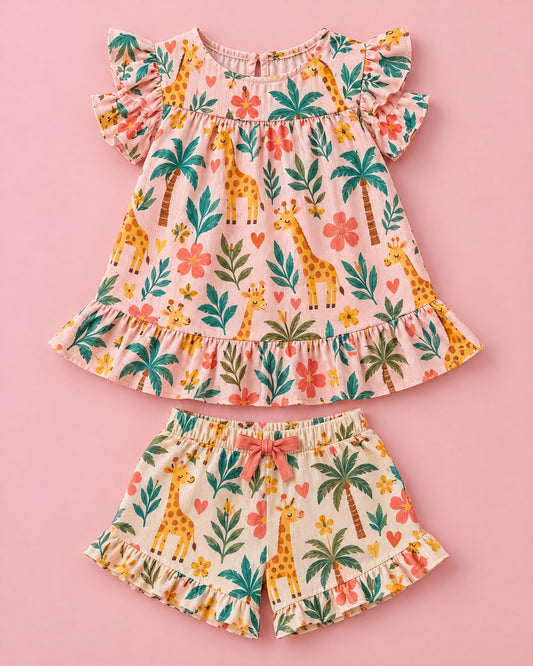 Vestido e short savana florida - foto 1