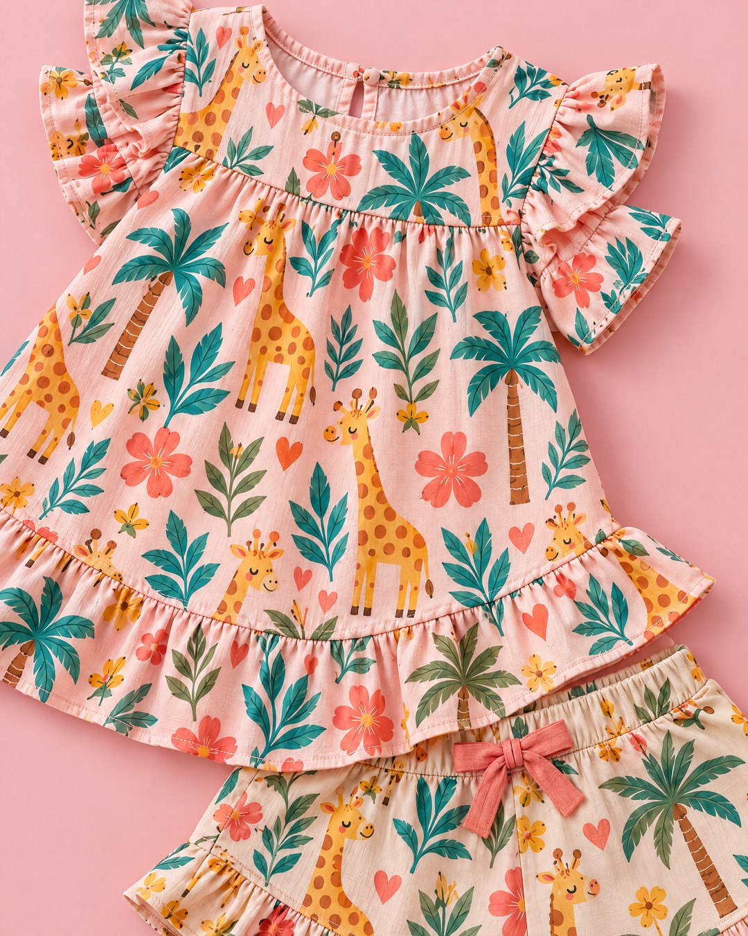 Vestido e short savana florida - foto 3