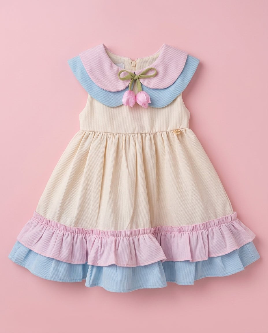 Vestido Jardim de Tulipas - foto 1