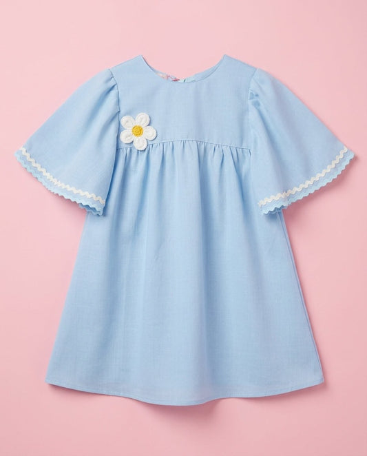 Vestido Margarida Azul Celeste - foto 1
