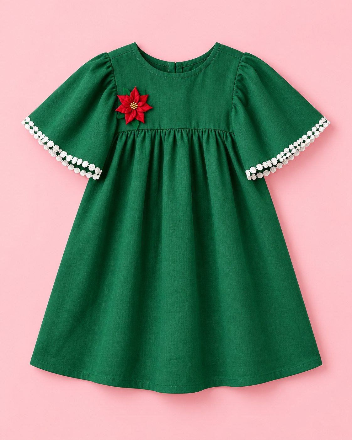 Vestido Margarida Natal Verde - foto 1