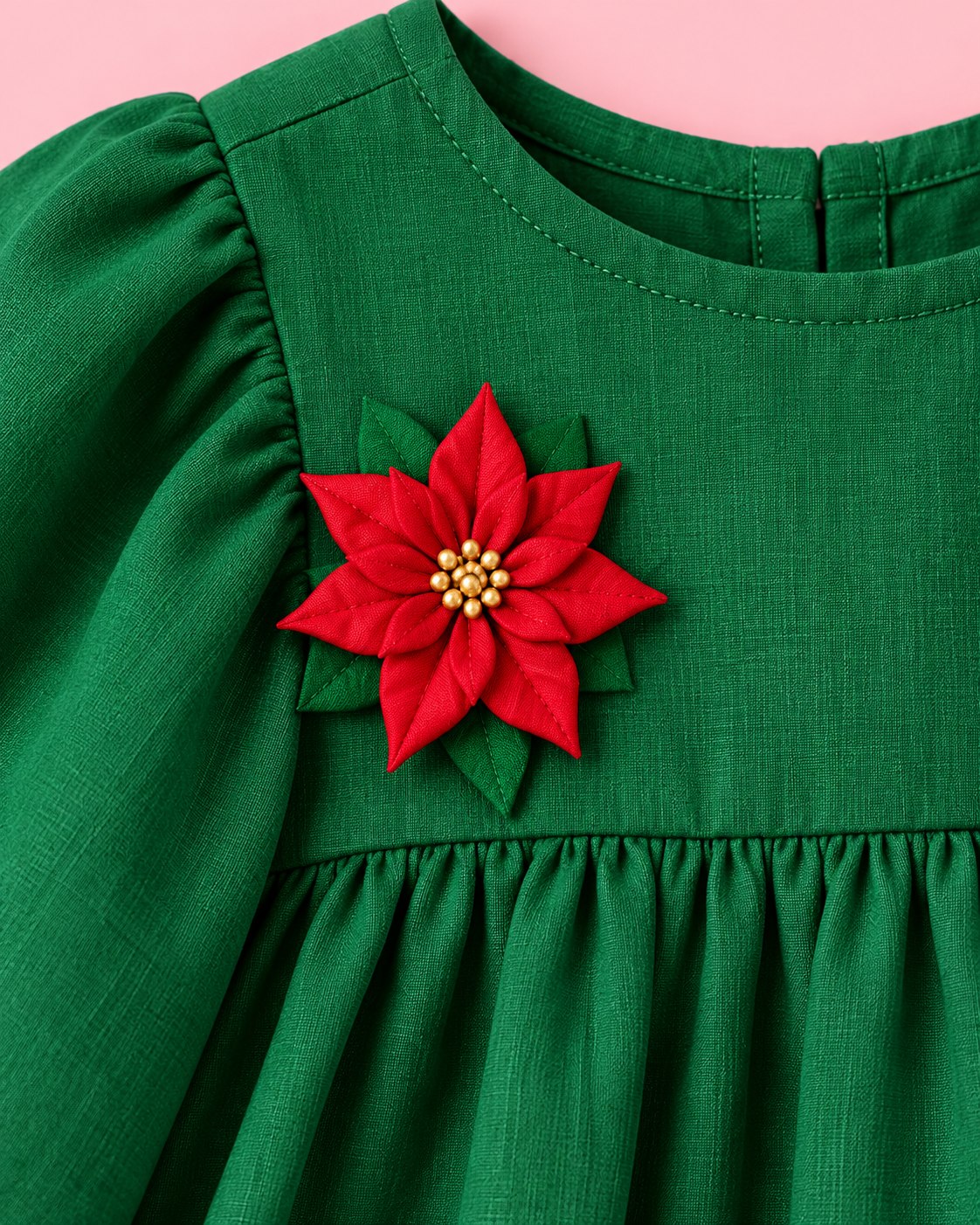 Vestido Margarida Natal Verde - foto 2
