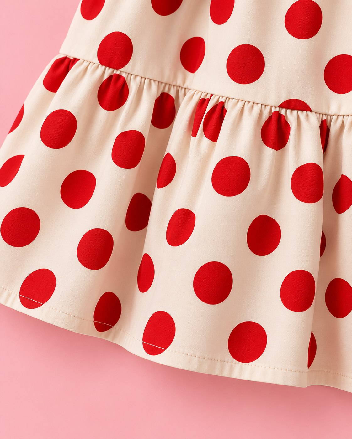 Vestido Poá Natal com Laços - foto 3