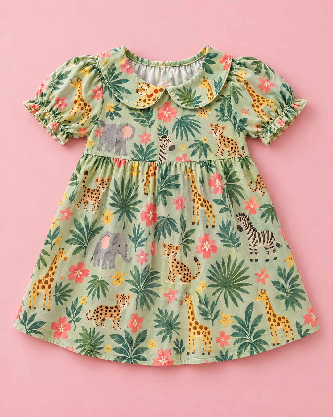 Vestido safari em tons suaves - foto 1