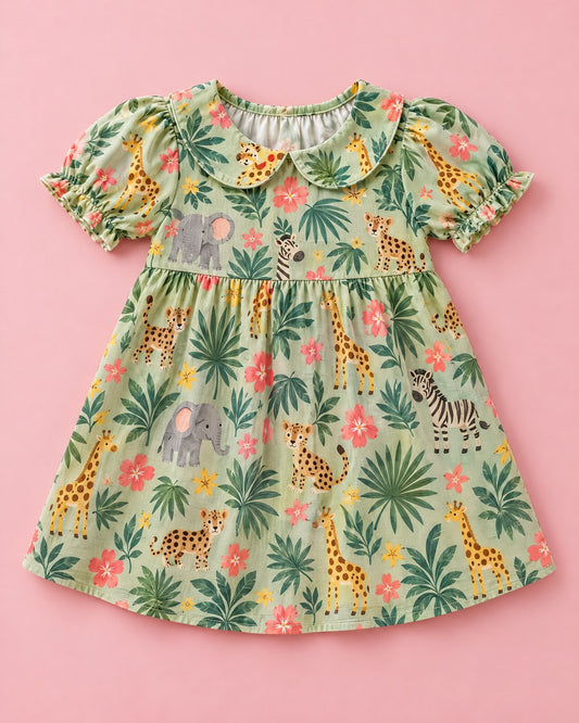 Vestido safari em tons suaves - foto 1