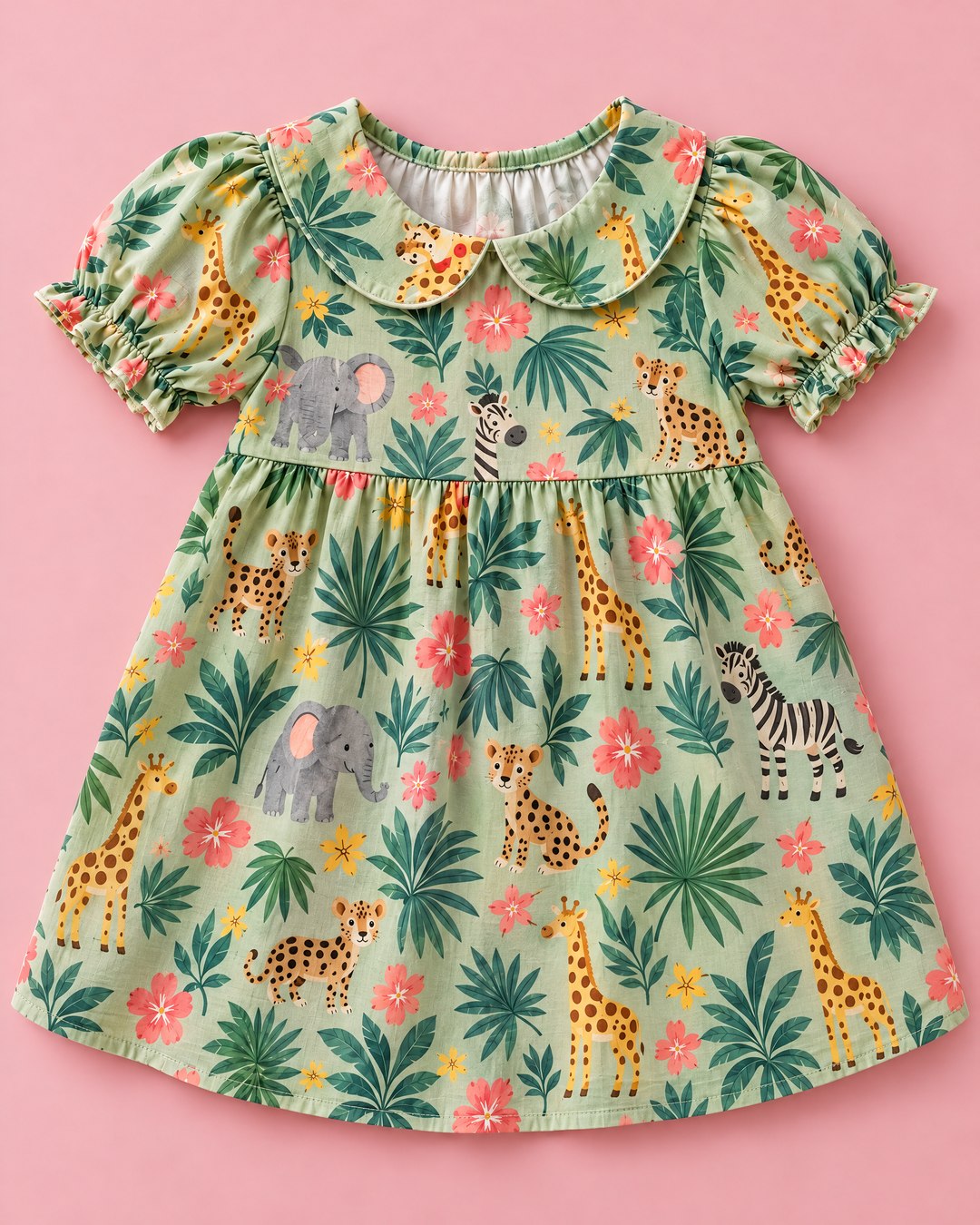 Vestido safari em tons suaves - foto 2
